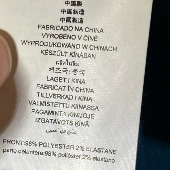 Michael Kors- Teal long sleeve faux wrap shirt - Picture 5 of 5